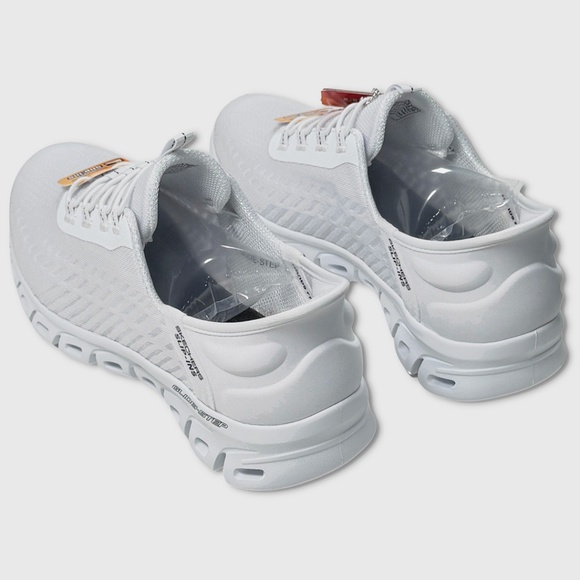 Skechers Glide Step - Tranquility Shoes - NEW Womens 8.5 Wide White - #48468-CL3 - Picture 5 of 6